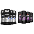 AXE Antiperspirant Deodorant Phoenix 4PK 48H Sweat &amp Odor Protection Crushed Mint &amp Rosemary + AXE Body Wash Excite 4PK 12H Refreshing Scent Crisp Coconut &amp Black Pepper