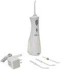 Waterpik Cordless Plus Water Flosser with 4 Flossing Tips Rechargeable and Portable for Travel and Home ADA Accepted White WP-450