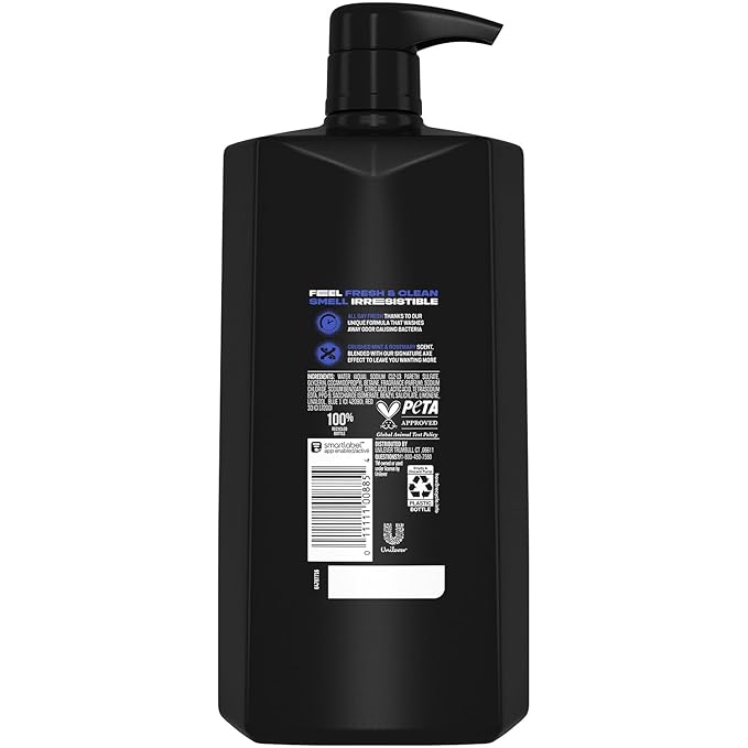 AXE Men's Body Wash &amp Shower Gel Phoenix 3-Pack 12H Invigorating Crushed Mint &amp Rosemary Scent 32 Fl Oz Each
