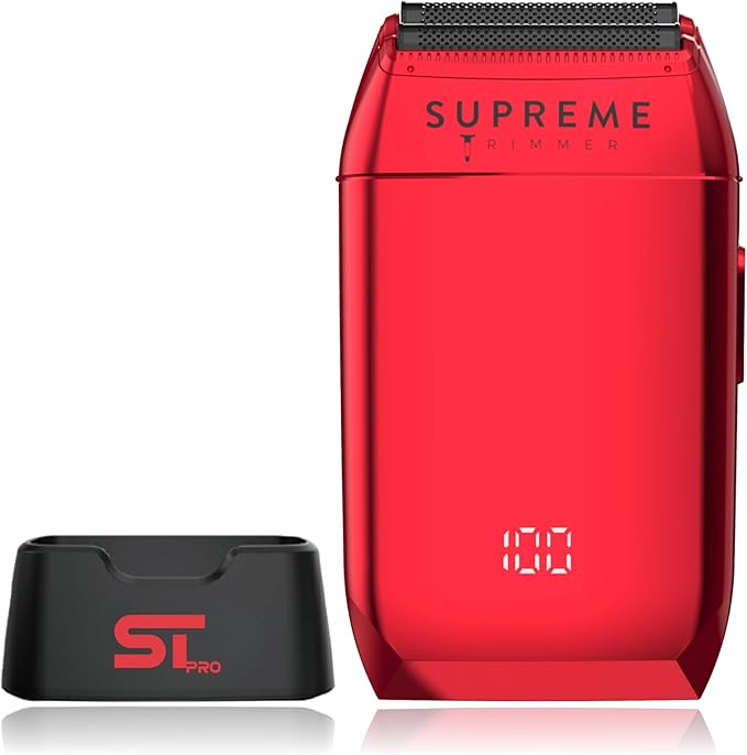 Supreme Trimmer Crunch STF602 – Waterproof Double Foil Shaver for Men | 150 Min Runtime Wet/Dry Cordless &amp Corded Electric Razor | Hypoallergenic Foils for Face Head &amp Stubble