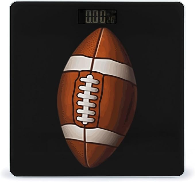 Football Weight Scale Digital Scale for Body Weight Bathroom Scales for Home Office