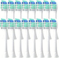 12/16pcs Replacement Toothbrush HeadsCompatible for HX6730/HX6721/HX3216/HX9362/HX3210/HX6013/HX9063/HX6063(16pcs)