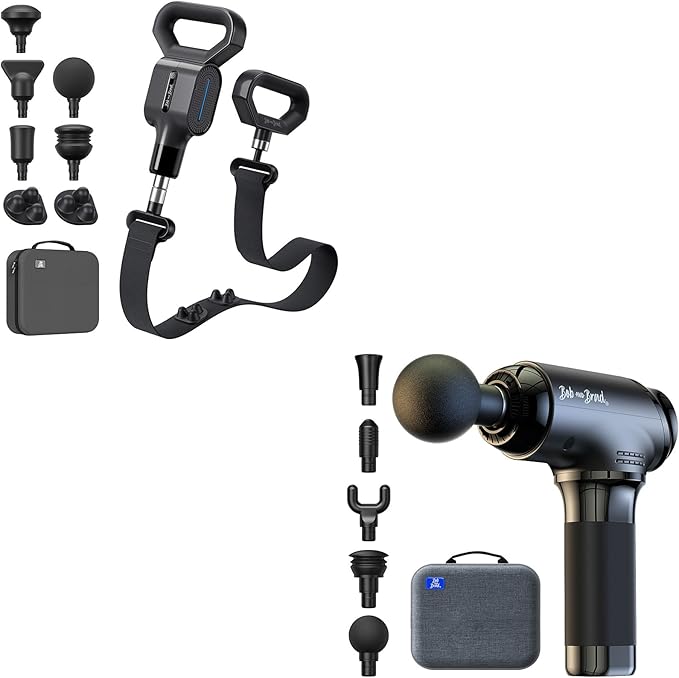 BOB AND BRAD T2 Massage Gun and sWAVE Massage Gun with Belt