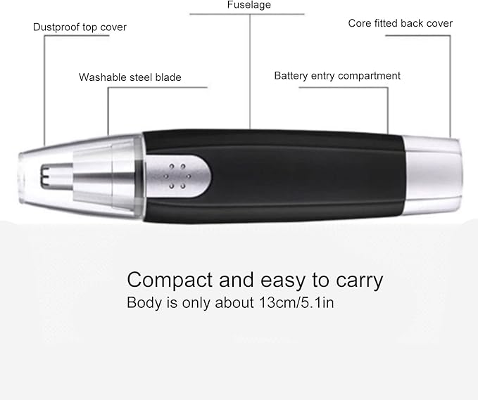 Nose Hair Trimmer Efficient &amp Painless Electric Nose Hair Remover for Women