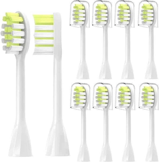 Replacement Toothbrush HeadsCompatibility for Ph One Care Head HY1100 HY1200 BH1022(8pcs White)