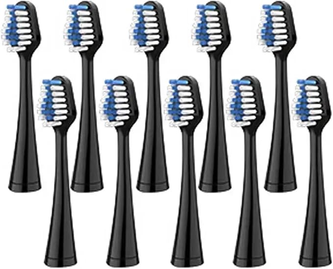 Toothbrush HeadsCompatible for with Electric Replacement Oral Hygiene Clean Soft Bristle Nozzles 10-20pcs(20pcs White)