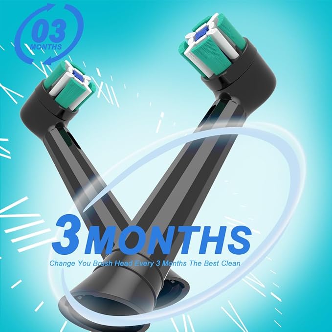 Replacement Heads Compatible with Oral B iO Electric Toothbrush Soft Toothbrush Heads Fit for Oral-B iO 2/3/4/5/6/7/8/9/10 Series with Covers Black 8pcs