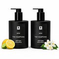 Lulu Candles The Hamptons - Fresh Citrus &amp Ocean Mist Revitalizing Body Wash &amp Nourishing Body Lotion 2-Piece Set Full Size - 16 Fl Oz.