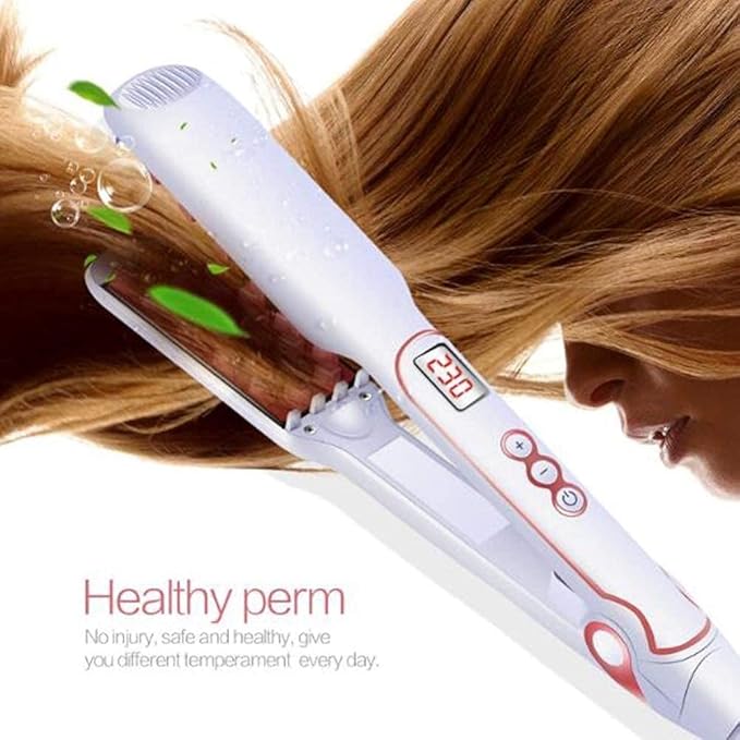 Curling Tongs Curling Iron-Curling Iron and Straightening Dual-Purpose Electric Rail Will Not Damage The Hair Root-a Kind for Hair Styling Hair Straig