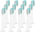 Compatible for 8/12/16PCS Replacement Toothbrush Brush Heads(12pcs White)