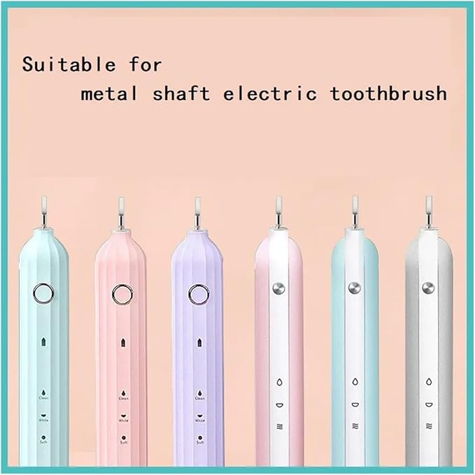 8Pcs/Pack Replacement Brush HeadsCompatible for usmile Toothbrush Head Deep Clean Type(Soft Bristle White)