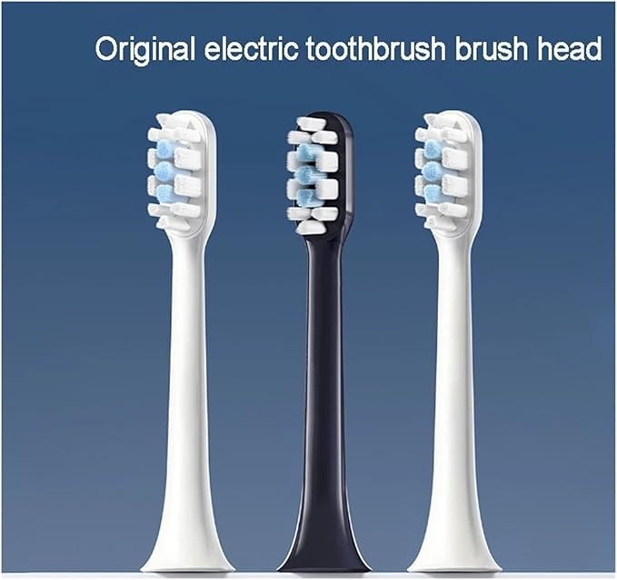 Compatible for 3/6 Pieces of T302 ultrasonic Toothbrush Heads - Replacement Parts Oral Hygiene Products(3pcs White)