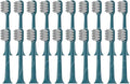 Replacement Toothbrush HeadCompatible for Q-05/Y2 Electric Heads Soft Bristle Whitening Brush(40PCS Green)