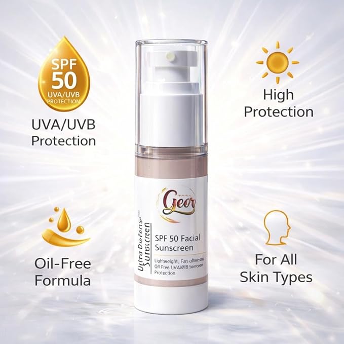 SPF 50 Facial Sunscreen