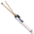9mm Curling Iron Professional 3/8 Inch Ceramic Tourmaline Curl Wand Barrel Hair Curler Iron for Long &amp Short HairGlove Include Gold