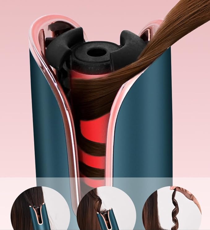 Auto Hair Curling Iron Ceramic Rotating Air Curler Air Spin Wand Styler Curl Machine Magic Hair Curler Automatic Hair Curler