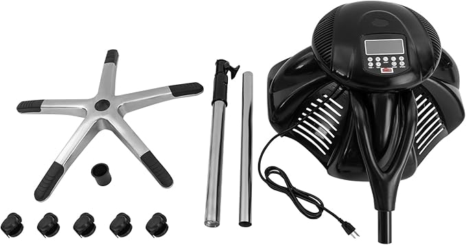 Standing Hair Steamer 1800W 4 Speed Professional Hair Perming Machine for Deep Conditioning Hair Hood Dryer Oil Heater w/LCD Panel Hooded &amp Rolling Floor Stand Base &amp Timer for Salon Home Spa