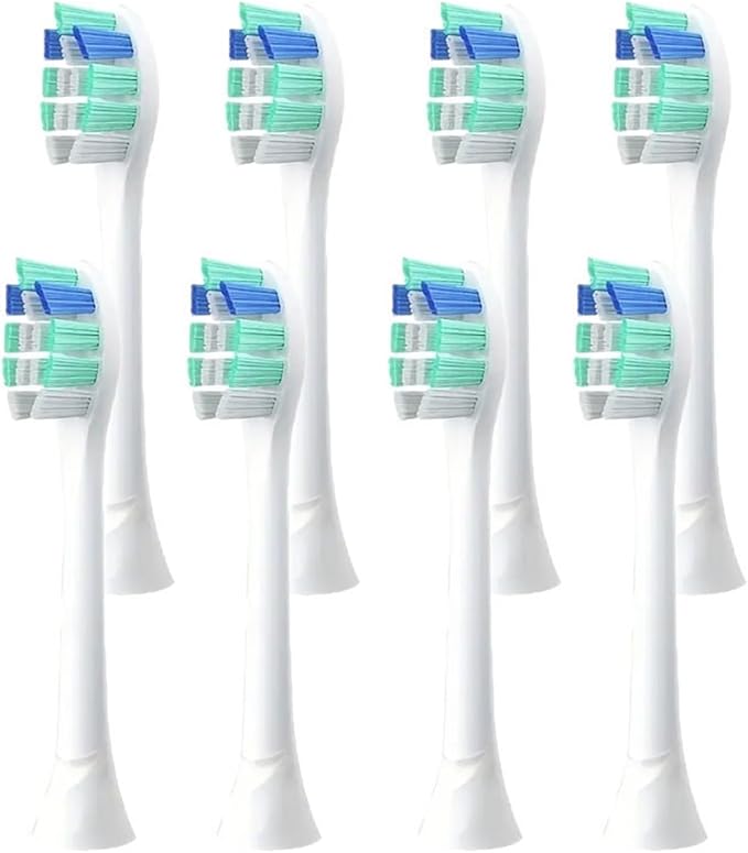 Replacement Toothbrush Heads Compatible for HX6730/HX6721/HX3216/HX9362/HX3210/HX6013/HX9063/HX6063(8pcs)