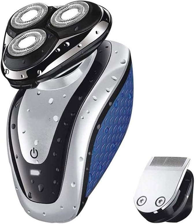 Electric Shavers for Men Mens Electric Razor 2 in 1 Dry Wet Waterproof Face Rotary Shaver Travel USB Rechargeable for Dad Husband Man
