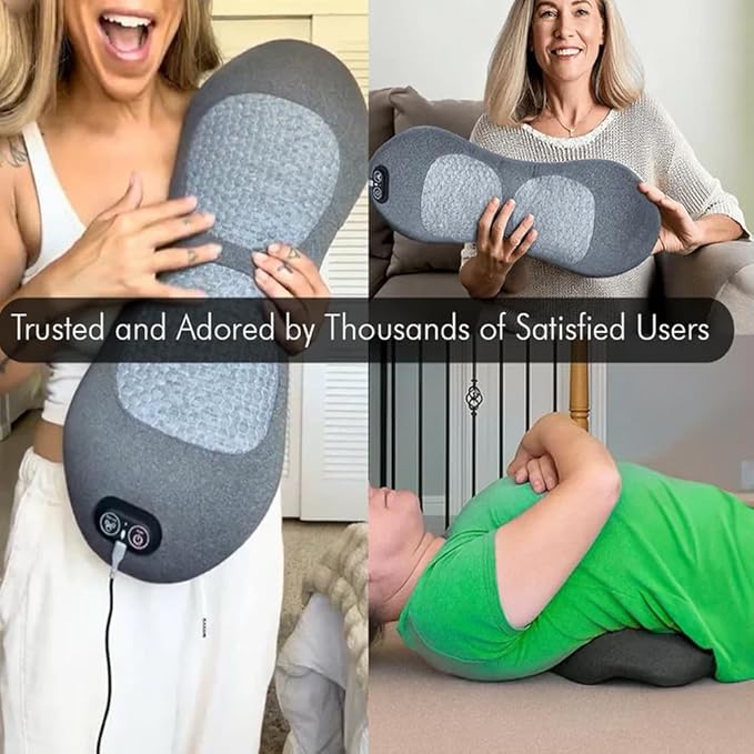 Sciatica &amp Spine Pain Massager - 3-in-1 Back Massager Triple Fusion Massager's Three-Speed Constant Temperature Hot Compress Just 15-Minutes Away from Being Free of Stabbing Back Pain