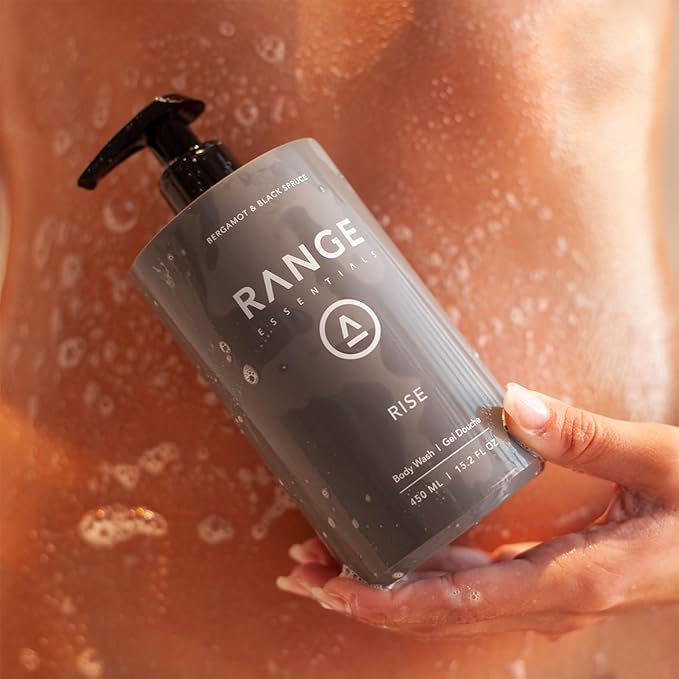 Renew Body Wash Sandalwood Scent Moisturizing Hydrating Gentle Clean Shower Gel Paraben-Free Sulfate-Free Natural Ingredients Hyaluronic Acid Men Women 450mL (15.2oz)