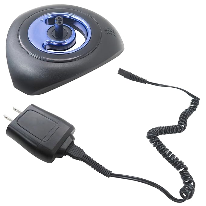 For Bra un Series 9 8 7 5 3 6 Series Shaver Charger and Charging Stand Replacement Set Charger Base Charging Dock for Bra un Men's 9 8 7 5 3 6 Electric Razor