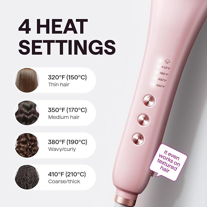 Wavytalk Steamlin Pro Steam Straightener Brush Wavytalk Blown Away onic Hair Dryer Black