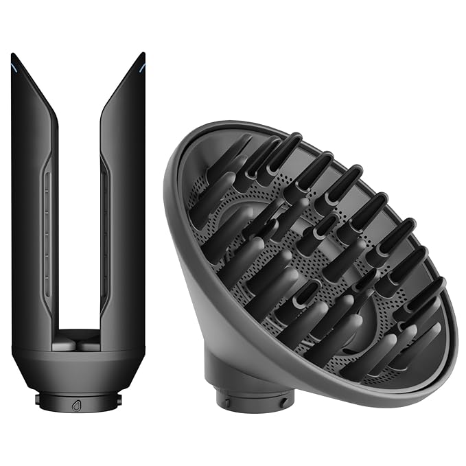 Upgraded Hair Straightener Attachment and Large Diffuser Attachment for Dyson Airwrap HS01 HS05 HS08 Accessories