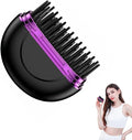 Electric hair brushMini hot combMini hair straightenerMini straightenerPortable straightener brushPortable hair straightenerAutomatic curling ironCordless travel hair straightener (Starry Gray)