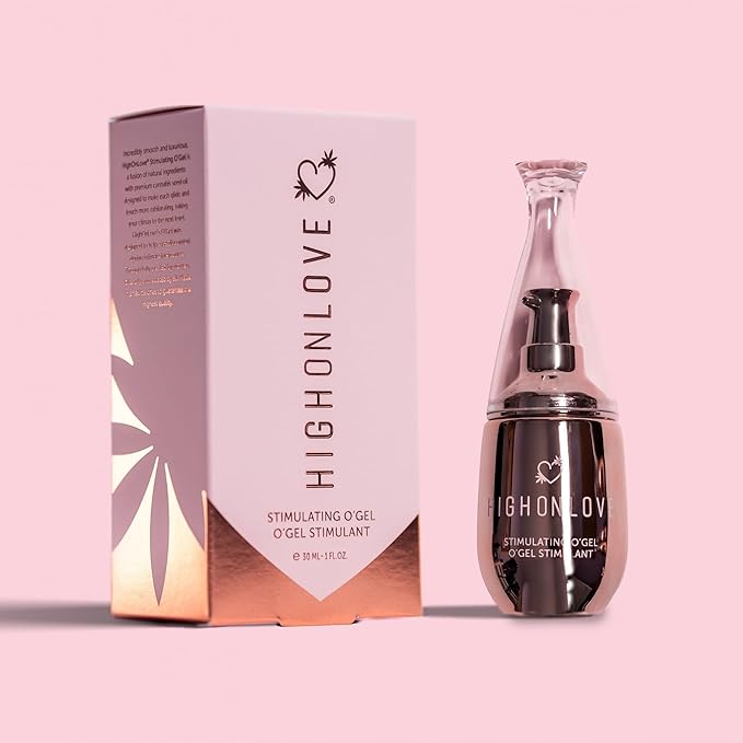 High On Love O Gel - Feminine Care Personal Gel Moisturizer for Women - An All Natural Water Based Gentle Formula for Dryness Relief - Vegan &amp Cruelty Free (30ml)