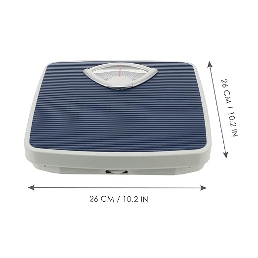 HEALLILY Weighing Bathroom Scales Home Scales for Body Weight Bathroom Body Digital for Body Weight Weight Scales Body Fat Mechanical Pu to Rotate Spring
