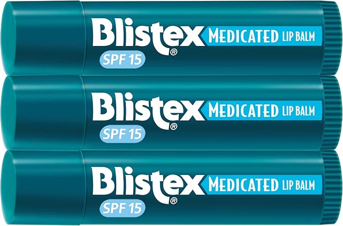 Etekcity 400 lbs Bathroom Scale and Blistex 0.15 Ounce Medicated Lip Balm with SPF 15 Sun Protection (3 Count)