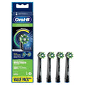 Oral-B Cross Action Replacement Brush Heads for an Oral-B Electric Toothbrush Pack of 4 Black