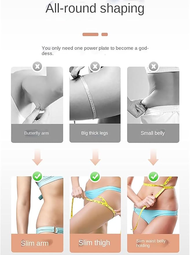 Abdominal Massager Electric Abdominal Massage Device Intelligent Timing/Multiple Modes/Multi-Part Use/Constant Temperature Hot Compress for Body Shaping Belly Legs Neck