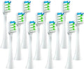 Compatible for SOOCAS 12PCS Replacement Toothbrush Heads - X3/X3U/X5 Sonic Toothbrush Soft Bristle(12pcs White)