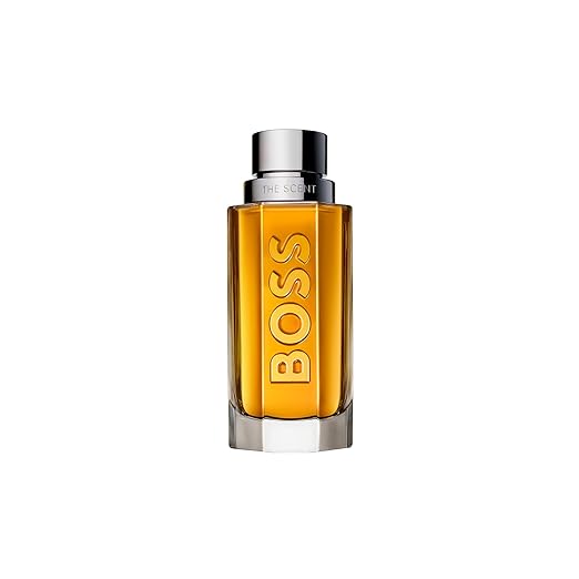 Hugo Boss The Scent Eau de Toilette – Ambery Men's Cologne – With Notes of Ginger Manika Fruit &amp Leather Accords – Long Lasting Fragrance