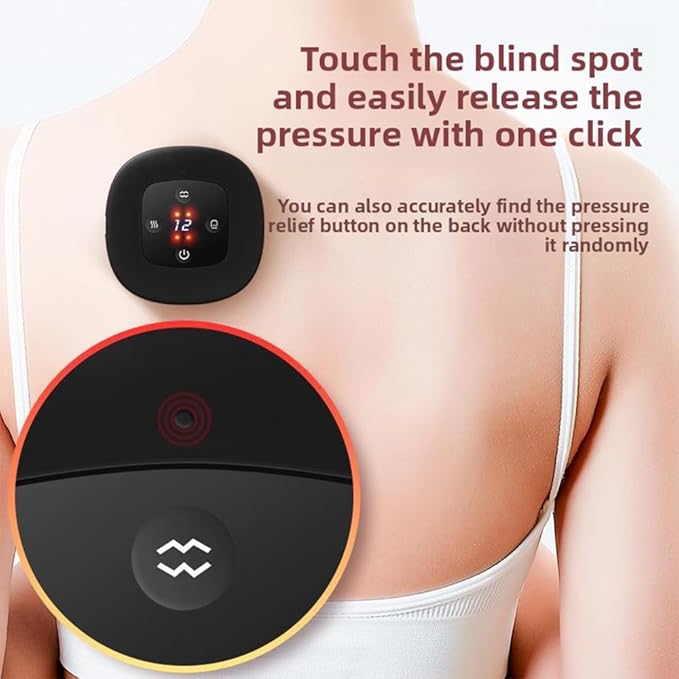 Professional Cupping and Gua Sha Tool Therapy Device Digital Led Display Portable Moxibustion Care Massager for Body Skin Care Back Massager for Pain Relief Deep Tissue Relaxation and Comfort