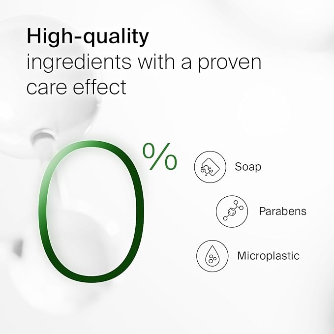 SEBAMED Paraben-Free Face and Body Wash With Pump for Sensitive and Delicate Skin pH 5.5 Ultra Mild Dermatologist Recommended Cleanser 33.8 Fluid Ounces (1 Liter) Set of 2 Value Pack green