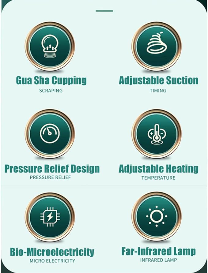 Anti Cellulite Massager Handheld Cellulite Massager 6/12 Suction Modes for Legs Belly Thighs Arms Butt (Green12 Suction Levels)