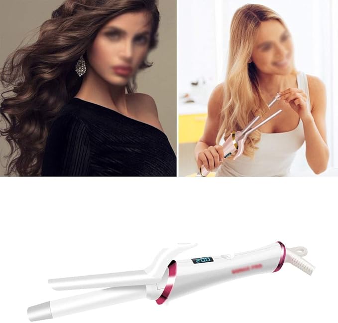 Professional Curling Iron Ceramic Curling Wand Roller Beauty Styling Tools with LCD Display 9mm Hair Curler