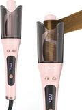 LANDOT Automatic Curling Iron 1-Inch – Easy-to-Use Self Curling Wand with Auto Rotation &amp Anti-Tangle Technology Ideal for Beginners &amp Medium Length Hair Salon-Quality Curls at Home Charmin