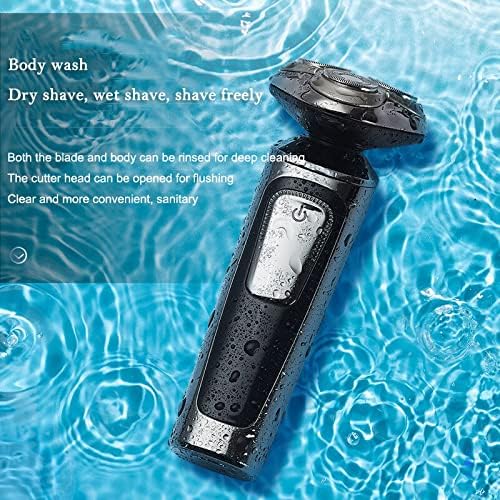 Head Shavers for Bald Men Multi-Function 4D Electric Shaver for Men Grooming Kit Shaving Machine USB Charging Wet &amp Dry Waterproof LCD Display Face Care