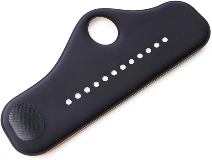 Ms.W Hand Massager Heated Vibrating Wrist Massager Portable Heating Pad with 2 Temps &amp 3 Vibrations for Hand Cordless Electric Wrist Wraps Brace Gifts for Mom Women Men Wife (Black-Wrist-B-Left)