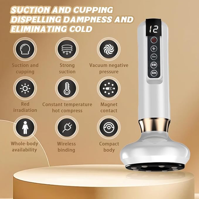 Cellulite ToolCellulite MassageHandheld Cellulites Massager12 Suction Modes MassageTool for Body Sculpting Abdomen Waist HIPSArms &amp Legs