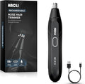 Nose Hair Trimmer for Men Women - HACLI Electric Painless Nose Hair Clipper 8000RPM Powerful Motor IPX7 Waterproof Safe &amp Quiet Replaceable Head Travel Lock USB-C Rechargeable
