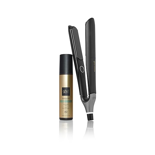 ghd Chronos Styler ― 1 Flat Iron Hair Straightener 3X Faster HD Motion-Responsive Styler for One Stroke High-Definition Results that Last 24hrs 85% More Shine 2X Less Frizz No Heat Damage