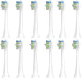 Compatible for 4pcs Replacement Brush Head Compatible with PH Sonic Care Diamondclean Electric Toothbrush(Silver)