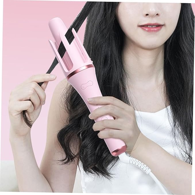 Automatic Hair Curler Adjustable Heat Portable Curling Wand for Women Styling Tool for Home Use Anti-Scald Design