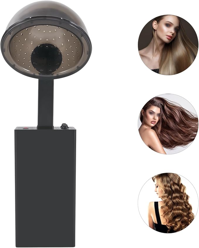 Salon Hair Dryer Hooded Hair Dryer with Timer 1200W Hooded Conditioning Salon Hair Dryers Temperature AdjustableHoodeds Conditioning Hair Dryers for Drying and Care