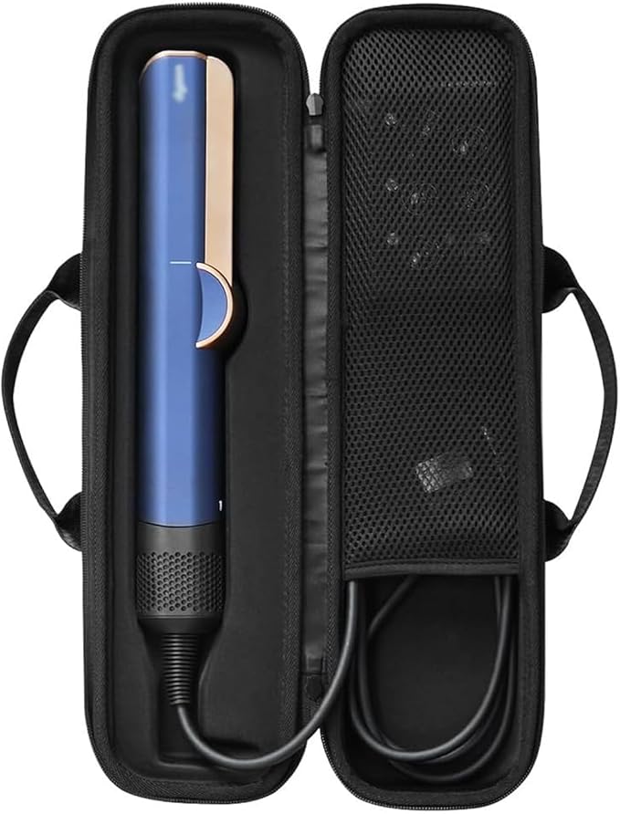 Buwico Hard Travel Case for Dyson Airstrait Straightener Portable Storage Bag for Dyson Airstrait Straightener (Only Case Black) (Black)